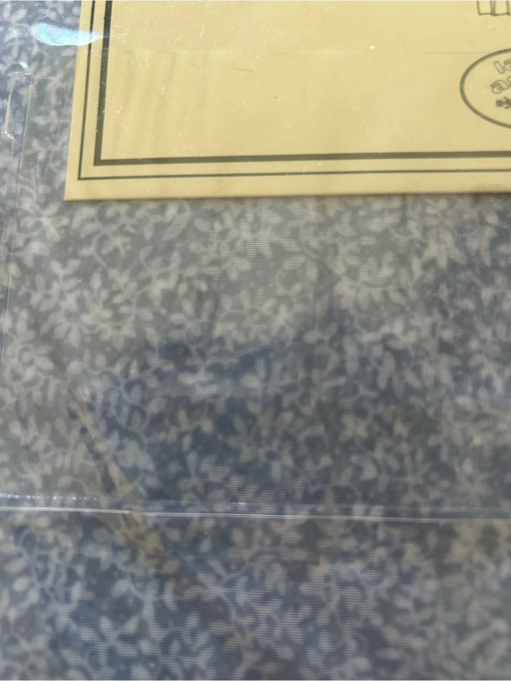 1 Laura‎ Ashley Vtg Brand New Old Stock Sophia Vine Sheer Rodpocket Panel 56x84”
